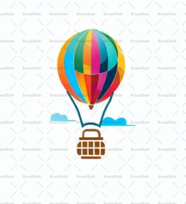 Reisender Heißluftballon